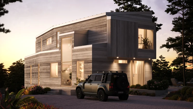 Villa 1 & 2 porfyrberget entre sida